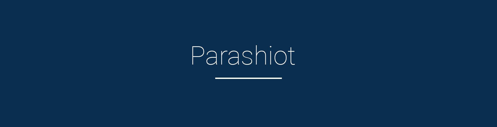 Parashiot